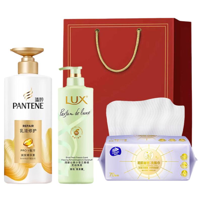 LUX Hair & Face Care Freesia Scent Gift Set