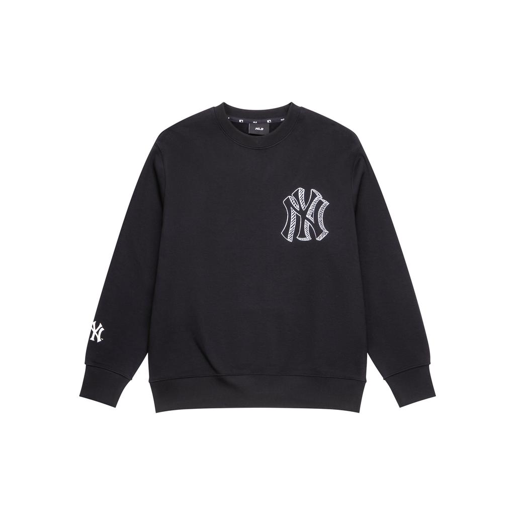 New MLB Sweatshirt Unisex Charcoal Gray 3AMTB0434-50CGS