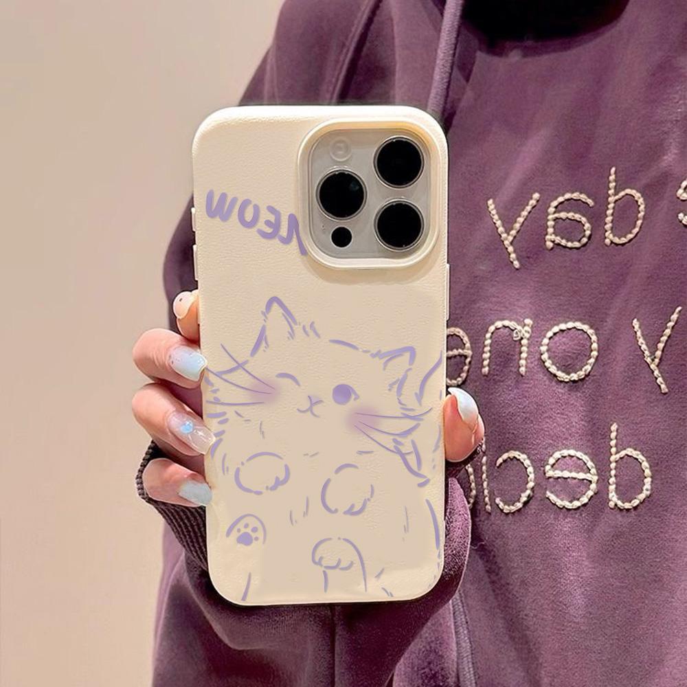 Husă pentru telefon pentru iPhone 11 13 husă iPhone 12 14 15 16 Pro Max 12 Pro 15 Plus piele vopsită impermeabilă, rezistentă la cădere și la uzură.