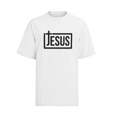 Men's T-Shirt Organic Cotton Jesus Is King God Bible Love Pray Church Faith