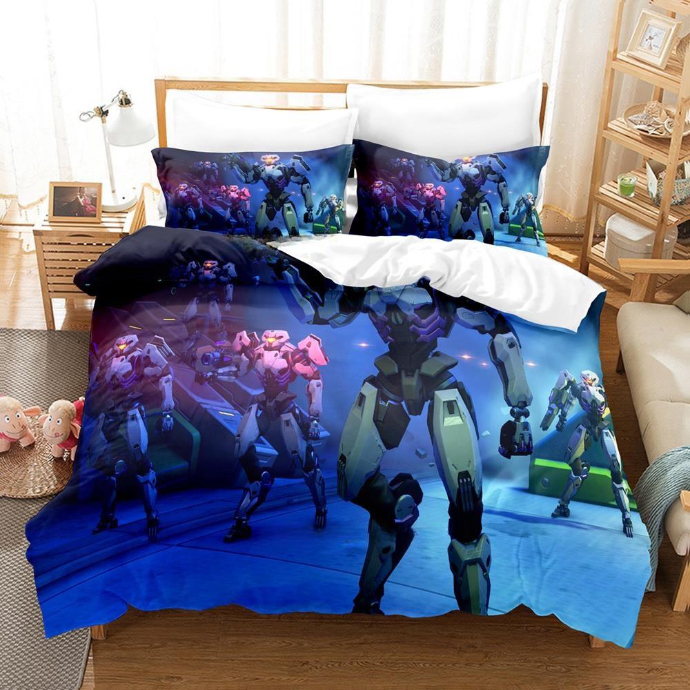 Game Overwatch 2 Invasion Bedding Set Single Twin Full Queen King Size Bed Set Adult Kid Bedroom Duvet cover Sets New Anime