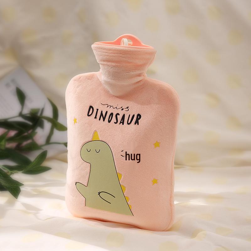 Autumn/Winter Thickened Plush Hot Water Bottle – Portable, Cold-Proof, Explosion-Proof, Cute, Warm Hand Warmer