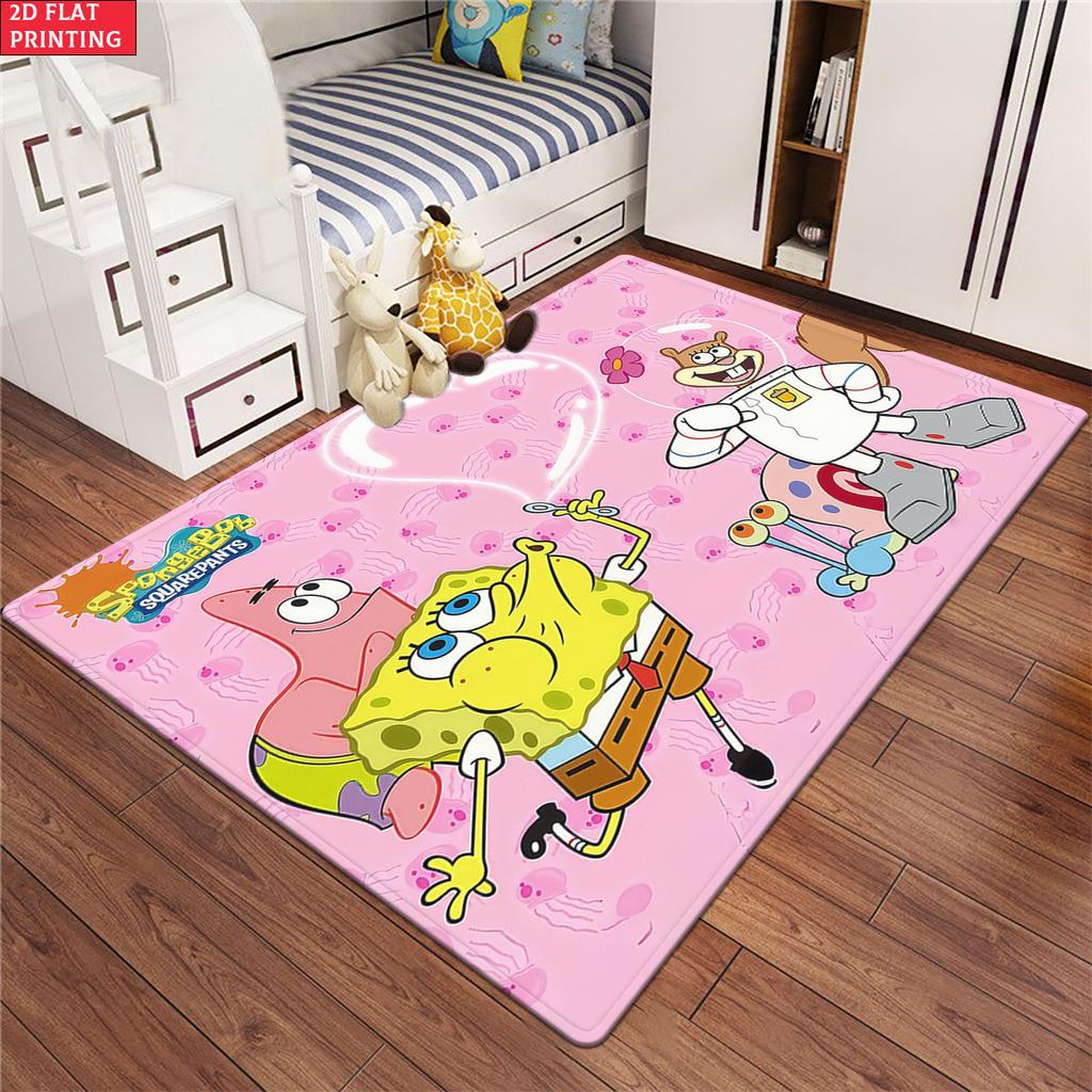 Good partner print Large Room Carpet Non Slip Cartoon Kids Bedroom Living Room Floor Mat Home Decor Children's Play Carpet