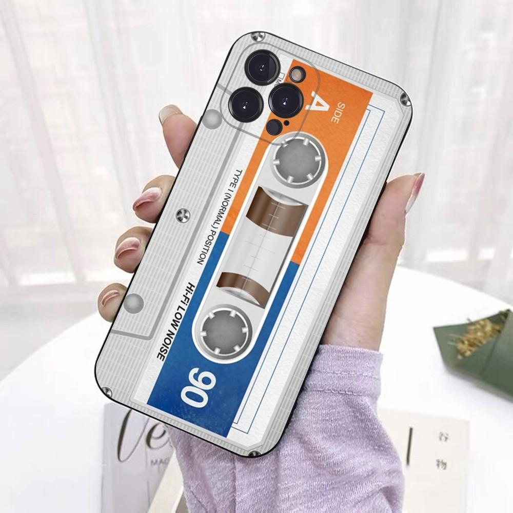 Vintage Cassette Tape Phone Case For IPhone 16 15 14 11 12 13 Mini Pro XS Max Cover 6 7 8 Plus X Funda Shell