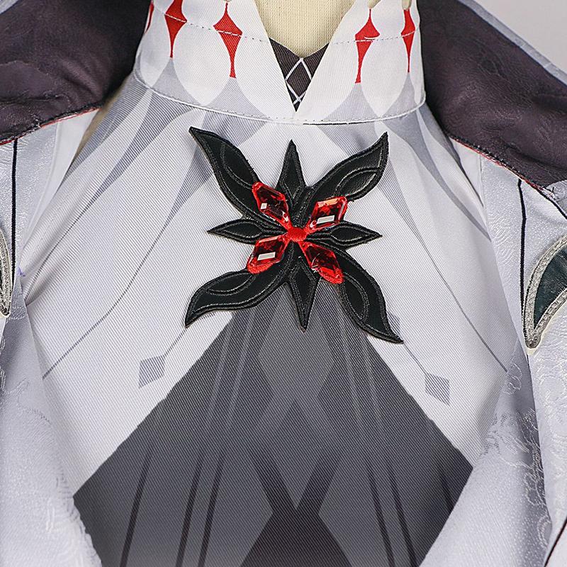 Ysir Arlecchino Cosplay Hra Genshin Impact Kostýmová sada služebníka Halloween Cosplay Dívka