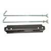 Battery Hold Down Kit Universal Stainless Steel Battery Crossbar with 8.7in Support Rods Carbon