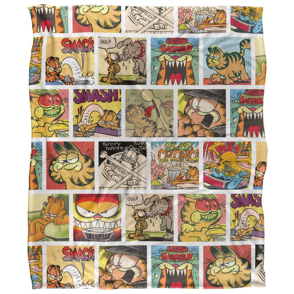 Garfield Silky Collage Supersoft Blanket