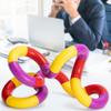 5pcs Quiet Fidget Toys Sensory Fidget Toys Multicolor Twisty Toys for Relaxation