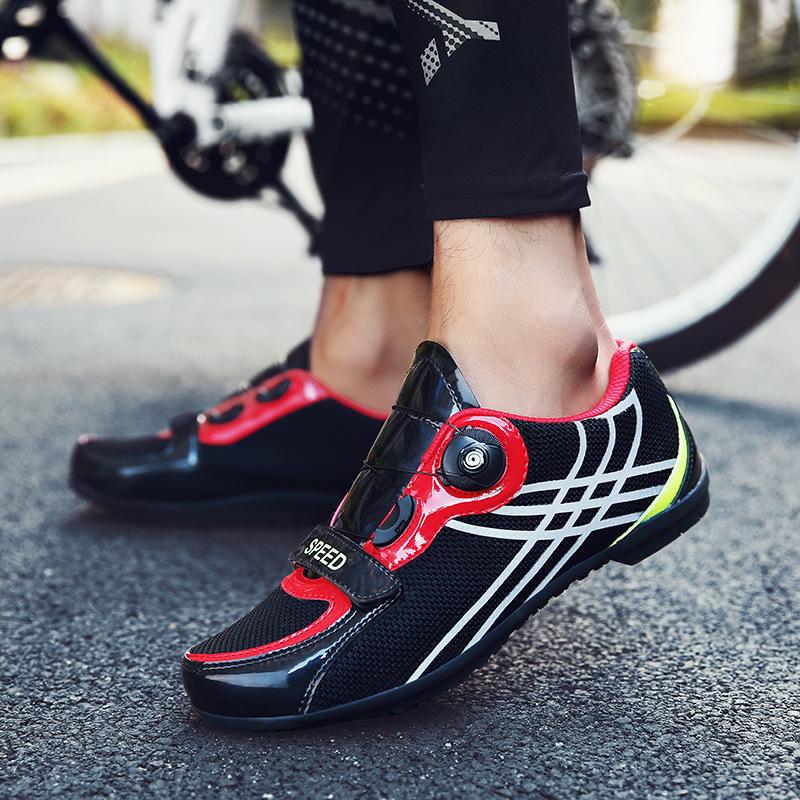 Outdoor road bike bicycle unlocked cycling shoes mountain bike lock shoes men's and women's spinning shoes sports shoes spot