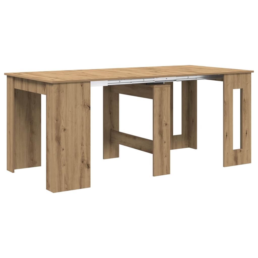 Dining Table 180 x 85 x 75 cm Wood Based Material Artisan Oak
