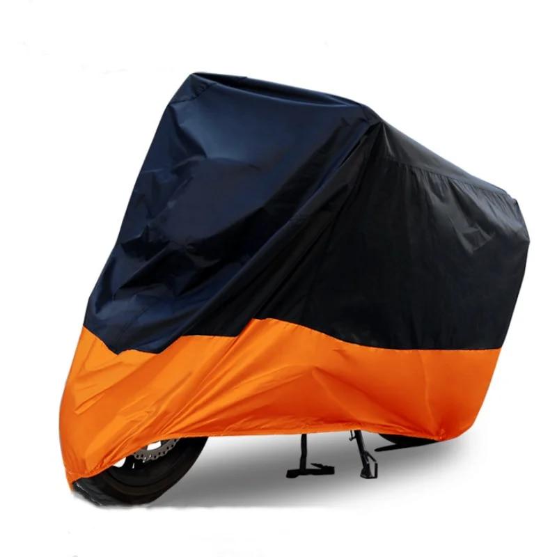 Oxford Cloth Motorcycle Waterproof Covers Dust Protection Sunscreen Rain Snow Motorcycle Raincoat Cover 210d Motorbike Gear
