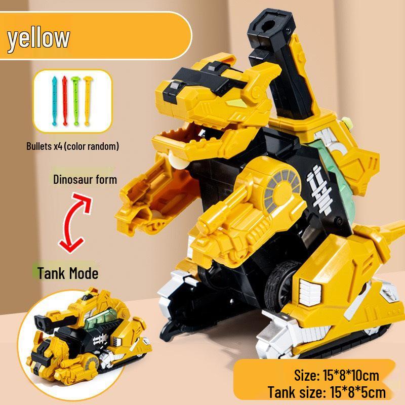 Transforming Dinosaur Inertial Toy Car: Plastic Engineering Vehicle for Kids