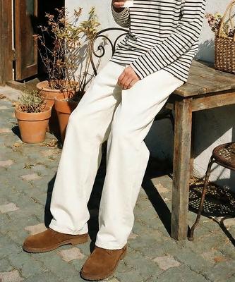 ULIFEZIP Normal Wide Washed Cotton Pants 6 Colors [Ulzp_0002] (B Type)