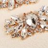1 Pair Fashion Shiny Shoes Clips Rhinestone Removable Shoes Decorations Clip Shoes Flower Charm Buckle Women Shoes