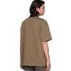 Fear of God Essentials Kurzarm-T-Shirt mit Logoprint Herren Tops Holzbraun FOG-FW22-720