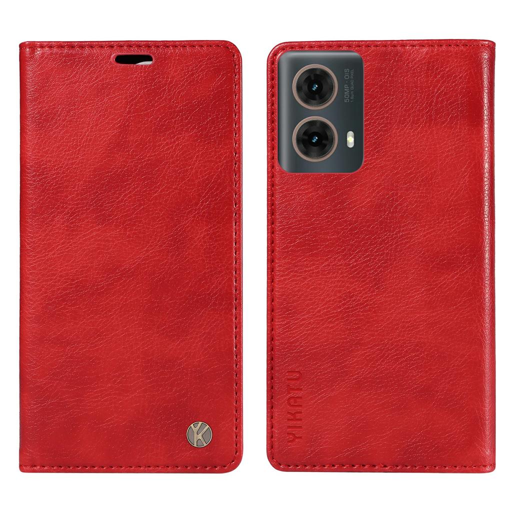 For Motorola Moto G85 5G/S50 Neo 5G Wallet Case Litchi Texture Leather Phone Cover