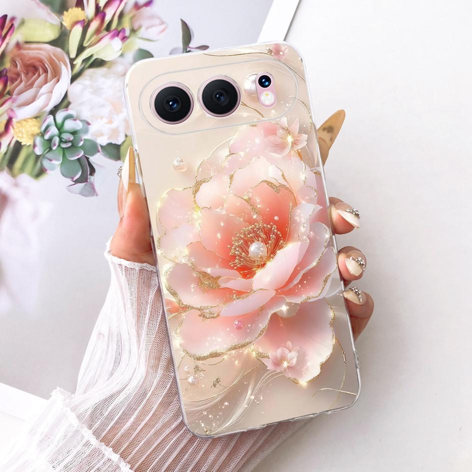 6.55" For Honor 500 5G Case Fashion Flower Bowknot Soft Slim Silicone Phone Cover For Honor 500 Pro Funda MEY-AN00 Honor500 Capa