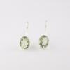 Natural Green Amethyst Gemstone 925 Sterling Silver Jewelry Boho Earrings 1.05" EE-173-12