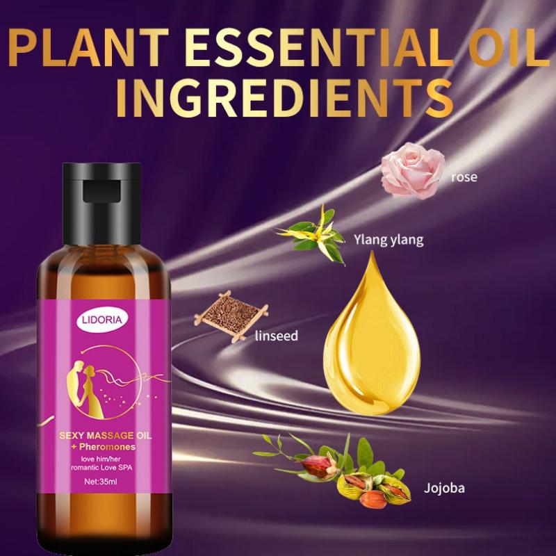 Essential Oil Sexually Stimulating Natural Long Lasting Flirting Moisturizing Oil for Ladies And Gentlemen,35ml
