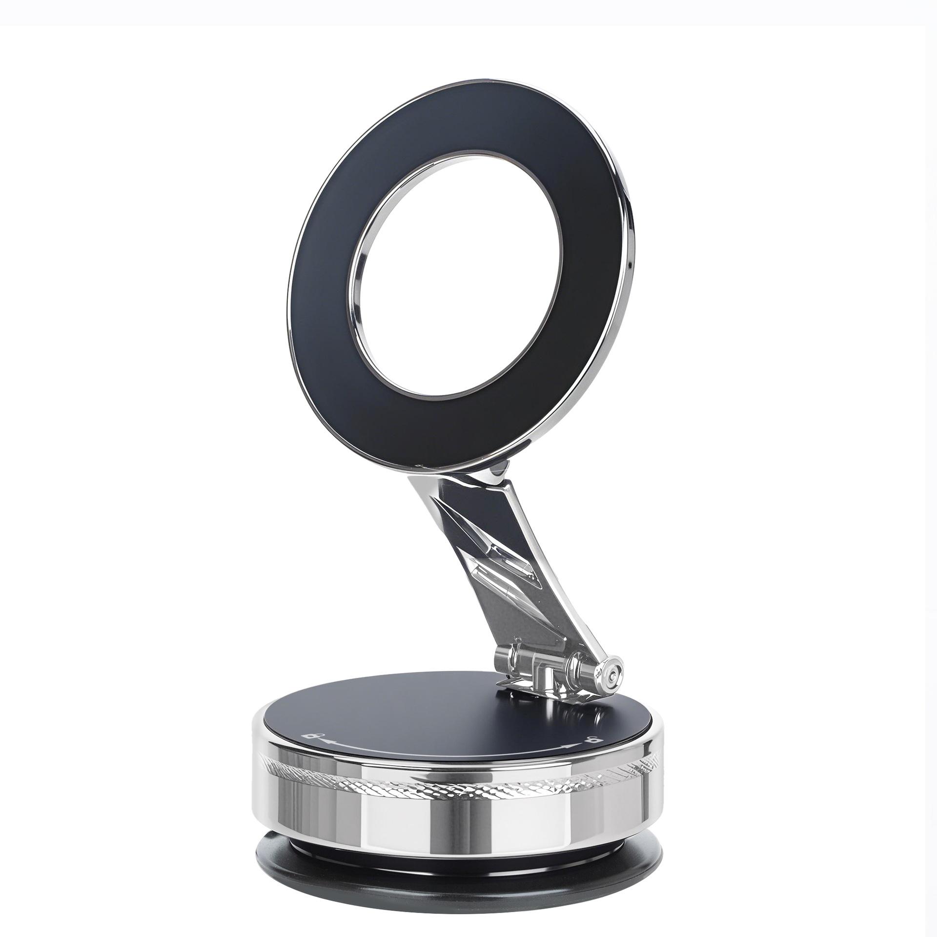 

Vacuum Suction Cup Adsorption Type Magnetic Suction Car Mobile Phone Holder Instrument Panel Navigation Universal Magnetic Suction Bracket on The Car 1pc