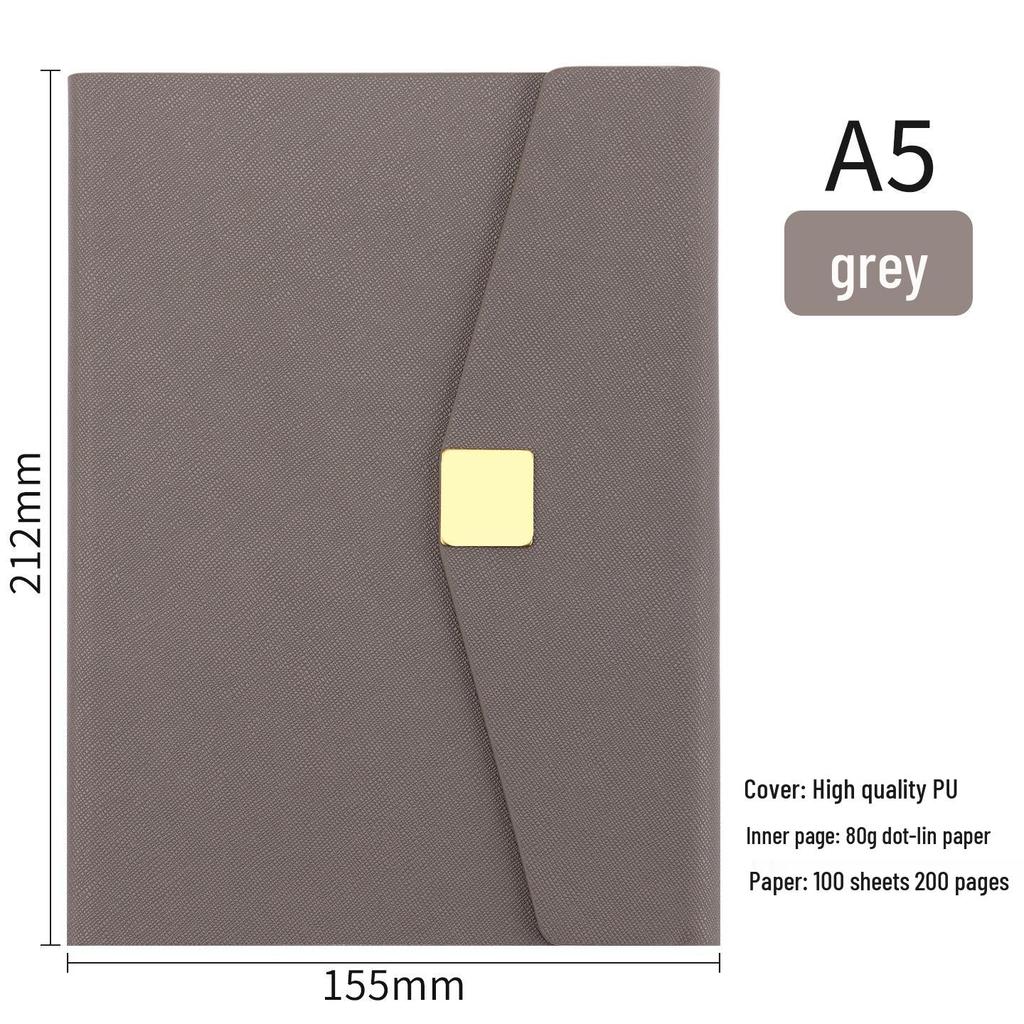Cuaderno A5 Personalizado con Hebilla Magnética - Set de Regalo con Logo - Souvenir Corporativo Ideal
