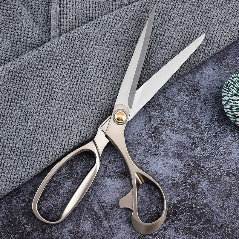Ganzstahl-Edelstahl-Schneiderschere: Große Stoff- und Nähschere für den Haushaltsgebrauch