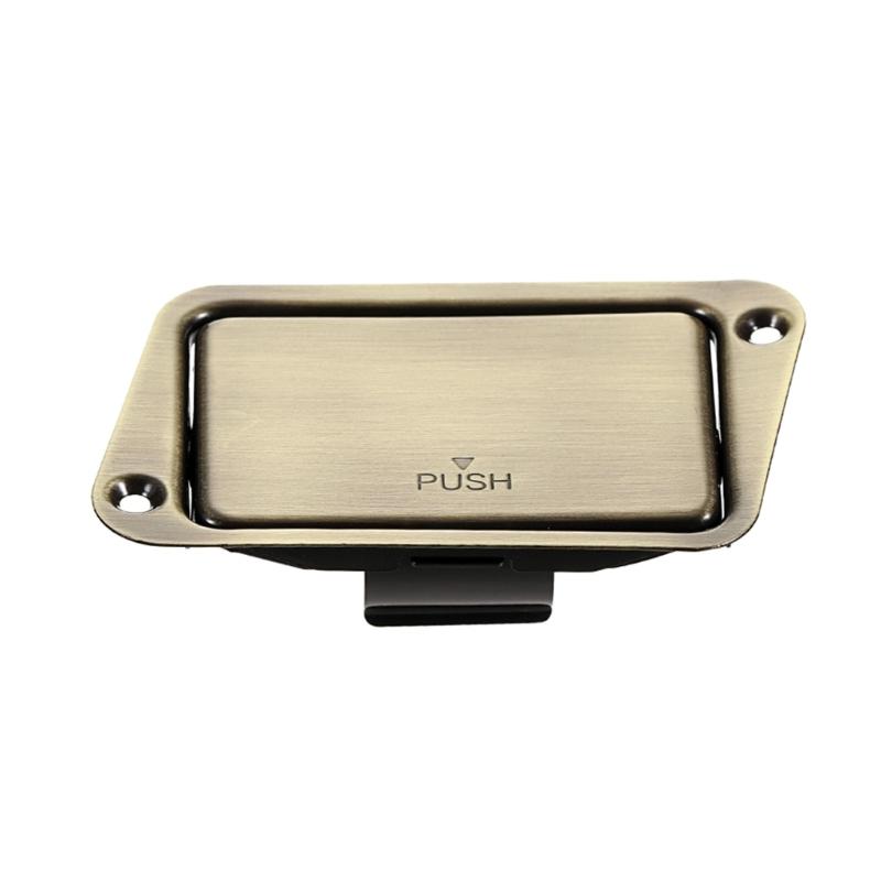 

Guitar Electronics Power Supply Solution 9V Battery Holder Stainless Steel Construction With Push Button Easy Access