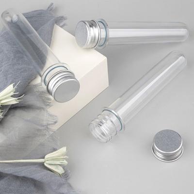 40Ml Plastic Storage Tubes Lab Test Tube With Screw Lid Travel Lotion Container