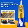 Professional Shoe Repair Glue (60ml) | Strong Elastic Adhesive for Sports Shoes, Synthetic Leather and Accessories.