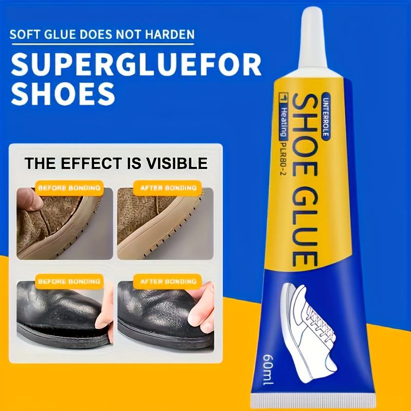 Professional Shoe Repair Glue (60ml) | Strong Elastic Adhesive for Sports Shoes, Synthetic Leather and Accessories.
