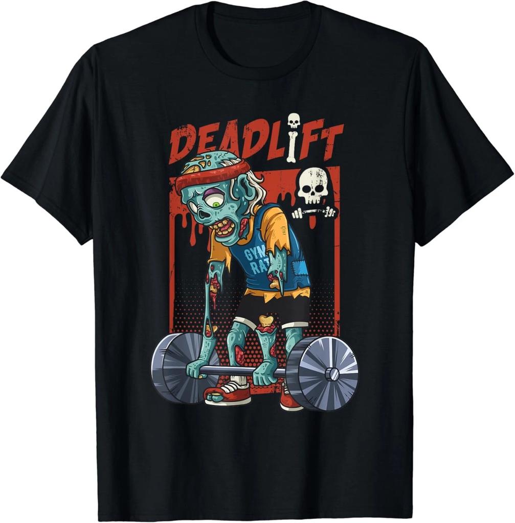 Zombie Deadlift Weightlifting Halloween Fitness Gym Workout Gift Unisex T-Shirt