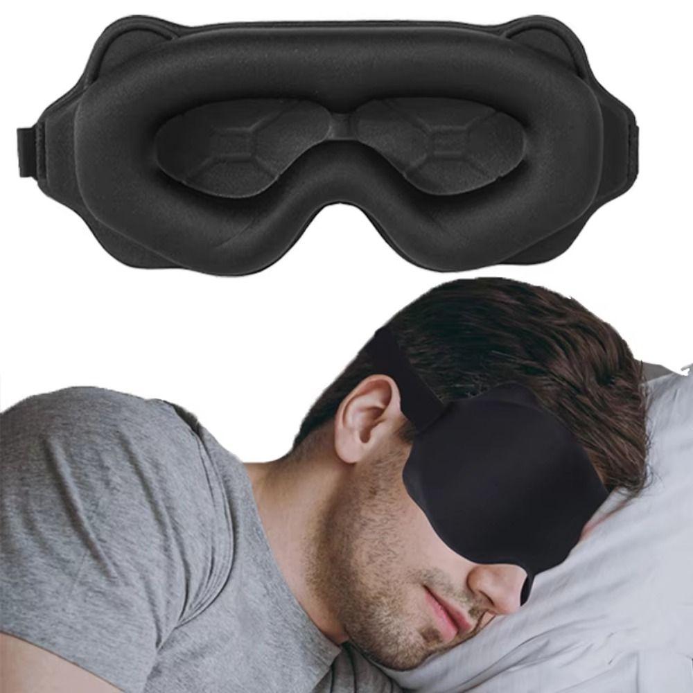 Breathable Blackout Sleep Eye Mask Soft Padded Sleeping Eye Mask 3D Eye Mask Side Sleepers