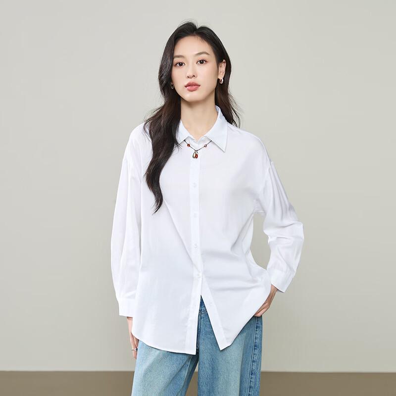 ESE-Y Women s Comfortable Drape Lapel Shirt XL
