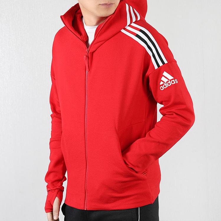 Adidas ZNE HD 3ST Casual Sport Hettejakke Herre Yttertøy Lys-karminrød FQ7230
