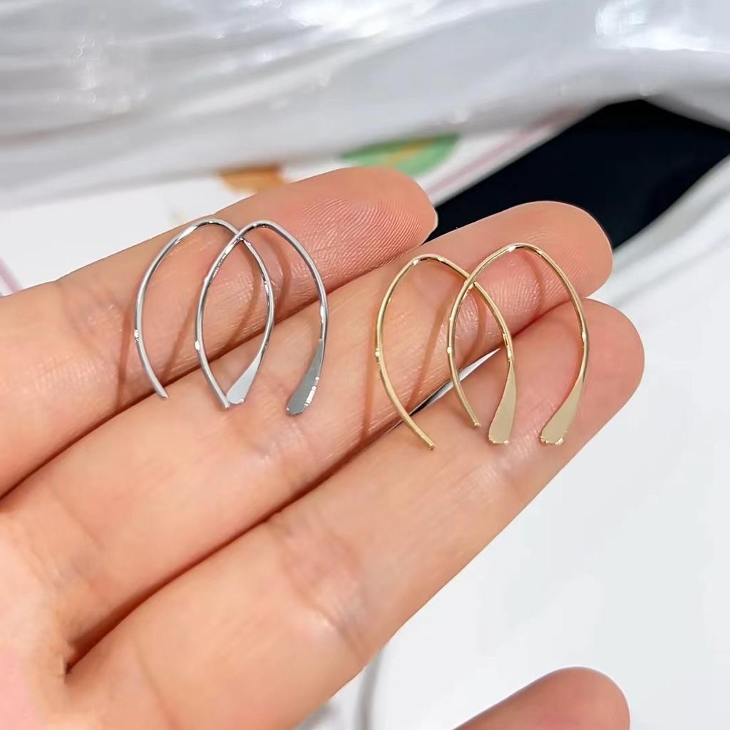 Minimalist Line Earrings, Versatile Sense, Korean U-shaped Stud Earrings, Less Temperament, Daily Commuting Earrings
