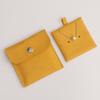 Portable Microfiber Snap Button Storage Pouch Jewelry Bag Bracelet Bag Packaging Bag