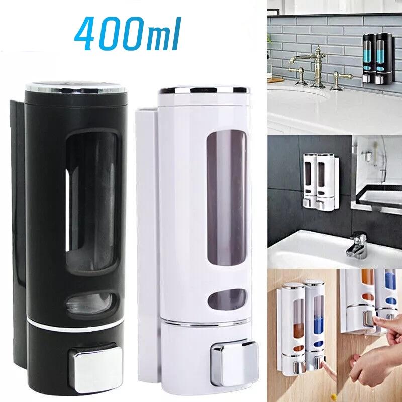 

Диспенсер для мыла настенный жидкое мыло для ванной комнаты гель для душа шампунь 400 мл