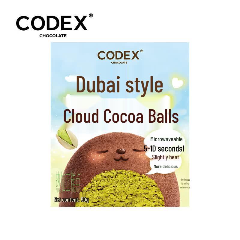 CODEX Dubai Style Pistachio Cloud Cocoa Balls 50g