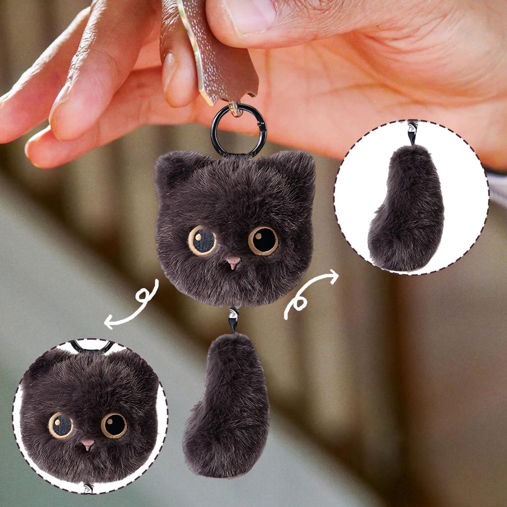 Niedliche Plüsch Schlüsselanhänger Puppe, Entzückender Stofftier Schlüsselring für Rucksack Handtasche Auto, Weicher Kawaii Anhänger Geschenk für Kinder Jugendliche Mädchen