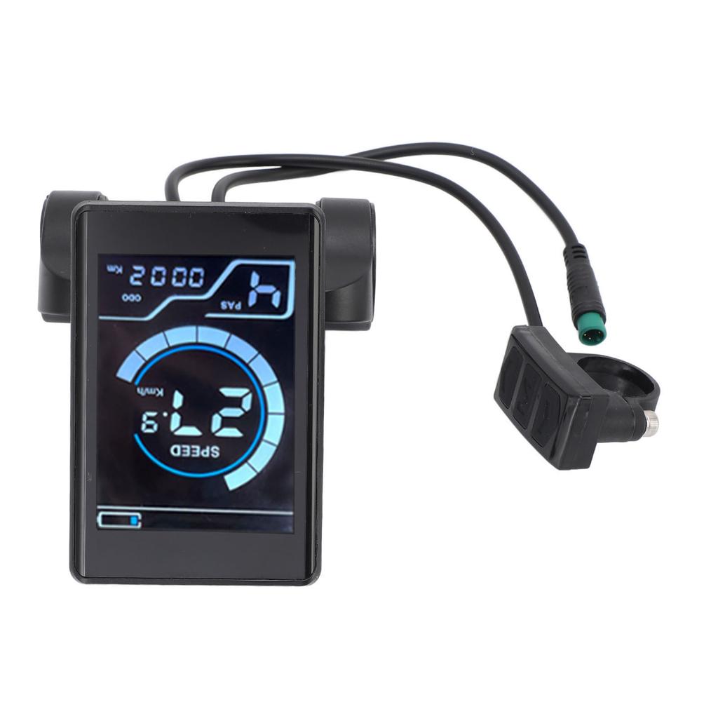Cycling Display Meter with 2 NFC Cards 5 Pin Water Proof Inductive LCD Control Panel for Electric Bikes Scooters