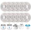 6/12Pcs Replacement Activated Carbon Filter for Cat Water Drinking Fountain Replaced Filters Flower for Pet Dog Round Fountain