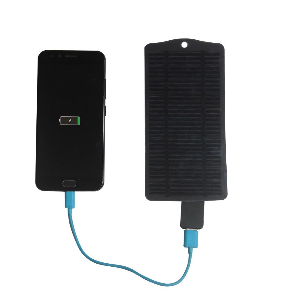 2.5W 5V Semi Flexible Solar Panel with USB Output for iPhone Mobile Power Battery Fast Charging