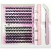 Diy Segmented False Eyelashes 5D Dense Self-Grafting Eyelash Set Single Cluster Simulation Large Capacity