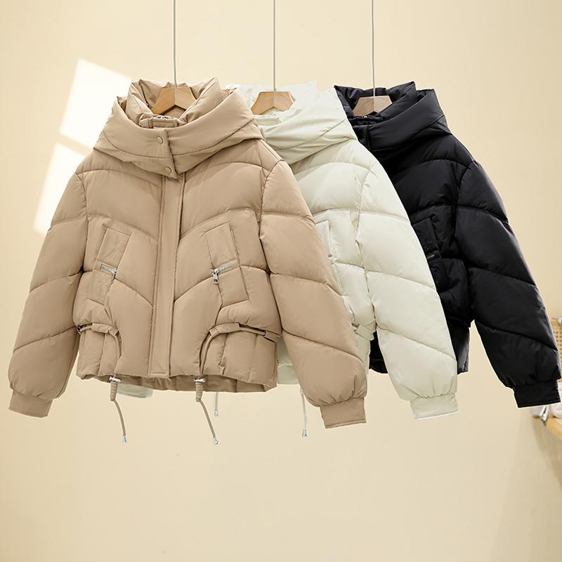 Fashion Women's Winter Jackets Hooded Casual Thick Short Parkas Female Warm Coat