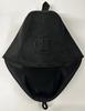 High quality steaming temperature, embroidered Thick black, great insulation, L size, faux suede, microfiber & next generation 3-layer polyester mesh