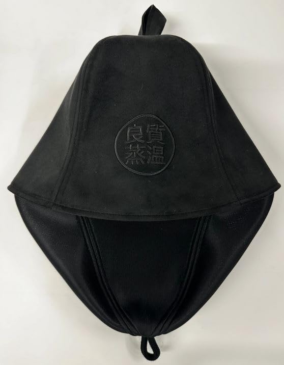 High quality steaming temperature, embroidered Thick black, great insulation, L size, faux suede, microfiber & next generation 3-layer polyester mesh