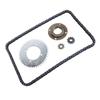 Toothless Flywheel T8F Gear Chain Set 116 Links Chain Chain Sprocket Kit  Mini Motorcycle