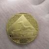 Ancient Egyptian Anubis Commemorative Gold and Silver Coins