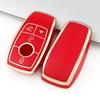 4 Buttons TPU Auto Shell Fob For Mercedes Benz W177 W205 W213 W222 X167 A C E S G Class GLC CLE CLA GLB GLS AMG Car Remote Key Case Cover