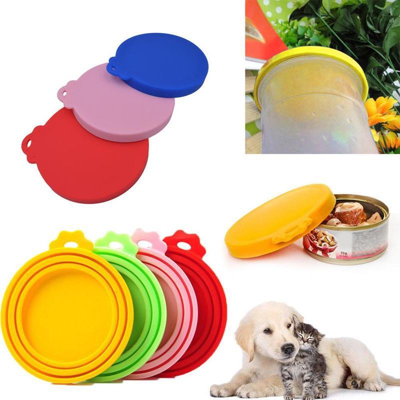 Buy Pet Food Can Cover Lid Dog Cat Tin Silicone Plastic Reusable Storage Caps at affordable